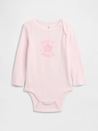 Gap Factory Baby Graphic Bodysuit In Pink