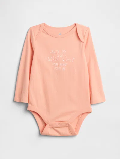 Gap Factory Baby Graphic Bodysuit In Pink