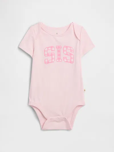 Gap Factory Baby Graphic Bodysuit In Pink