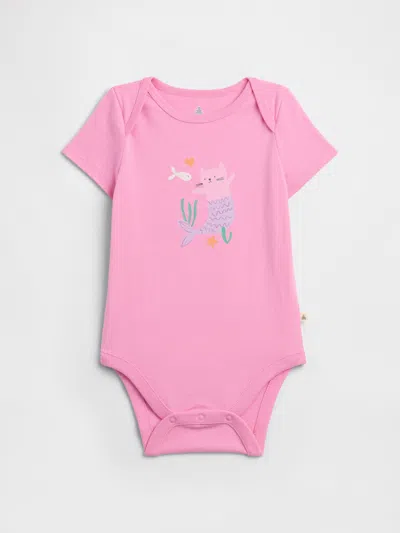 Gap Factory Baby Graphic Bodysuit In Pink