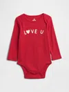 Gap Factory Baby Graphic Bodysuit In Red