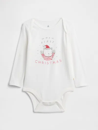 Gap Factory Baby Graphic Bodysuit In White