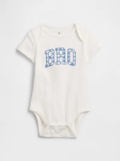 Gap Factory Baby Graphic Bodysuit In White