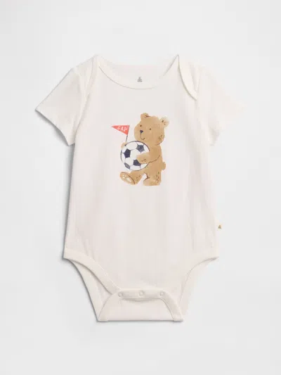 Gap Factory Baby Graphic Bodysuit In White