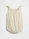 Gap Factory Baby Knot-tie Bodysuit In Neutral