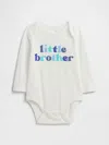 Gap Factory Baby Little Sibling Bodysuit In White