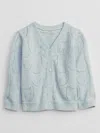 Gap Factory Baby Pointelle Cardigan In Blue