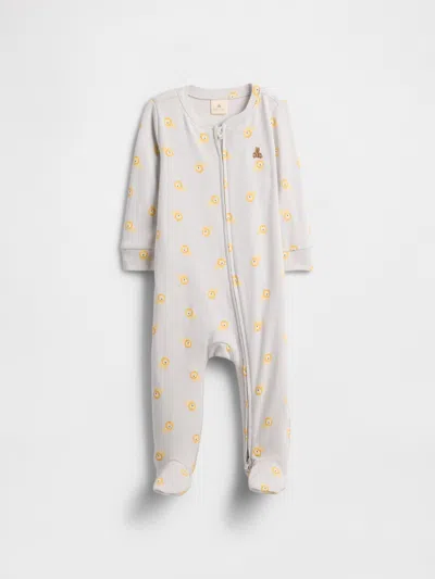 Gap Factory Baby Print Two-way Zip One-piece In Multi