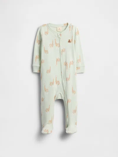 Gap Factory Baby Print Two-way Zip One-piece In Multi
