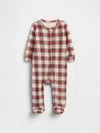 Gap Factory Baby Print Two-way Zip One-piece In Red