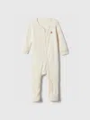 Gap Factory Baby Ribbed Two-way Zip One-piece In Multi