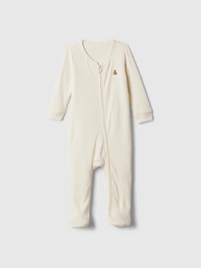 Gap Factory Baby Ribbed Two-way Zip One-piece In Multi