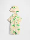 Gap Factory Baby Romper Two-piece Outfit Set In Multi