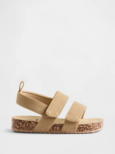 Gap Factory Baby Strap Sandals In Nude