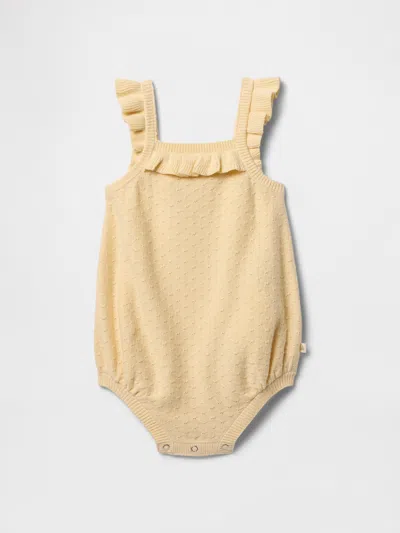 Gap Factory Baby Sweater Bodysuit In Neutral