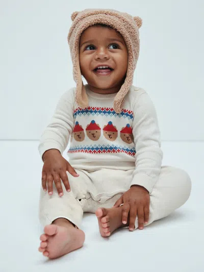 Gap Factory Baby Sweater One-piece In Neutral