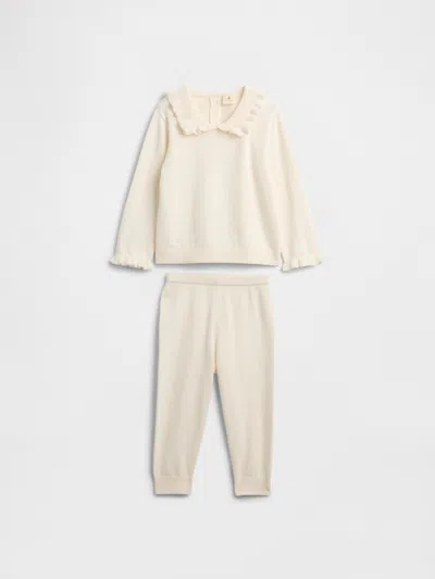 Gap Factory Baby Sweater Two-piece Outfit Set In Neutral