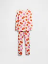 Gap Factory Babygap 100% Organic Cotton Apple Pj Set In Purple