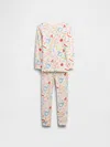 Gap Factory Babygap 100% Organic Cotton Back-to-school Pj Set In Neutral