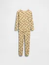 Gap Factory Babygap 100% Organic Cotton Cinnamon Roll Pj Set In Brown