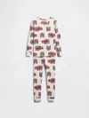 Gap Factory Babygap 100% Organic Cotton Fire Truck Pj Set In Multi