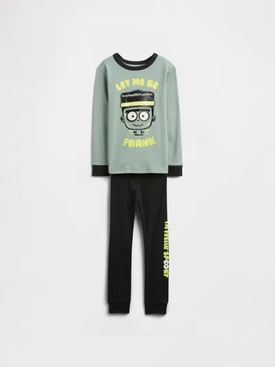 Gap Factory Babygap 100% Organic Cotton Frankenstein Pj Set In Multi