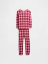 Gap Factory Babygap 100% Organic Cotton Gingham Pj Set In Pink
