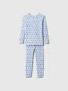 Gap Factory Babygap 100% Organic Cotton Heart Pj Set In Blue