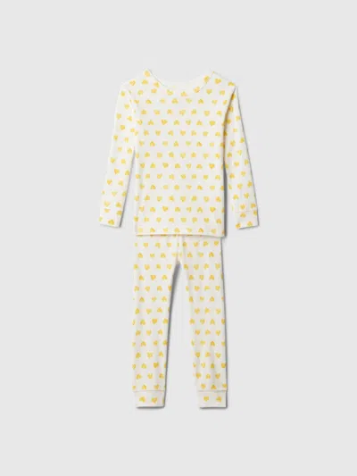 Gap Factory Babygap 100% Organic Cotton Heart Pj Set In Multi