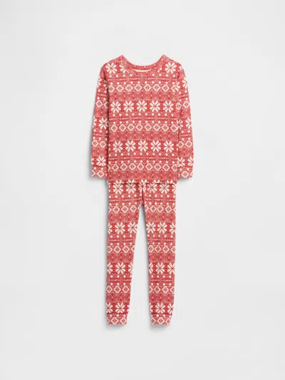 Gap Factory Babygap 100% Organic Cotton Holiday Pj Set In Multi