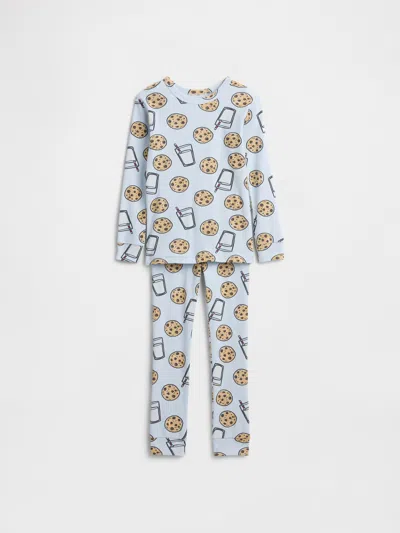 Gap Factory Babygap 100% Organic Cotton Milk & Cookies Pj Set In Multi