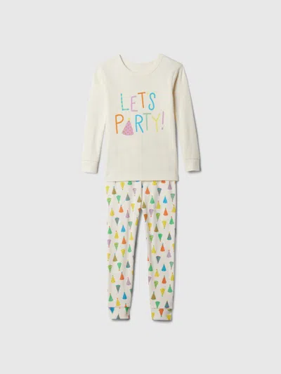 Gap Factory Babygap 100% Organic Cotton Party Pj Set In Multi