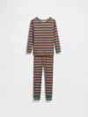 Gap Factory Babygap 100% Organic Cotton Stripe Pj Set In Multi
