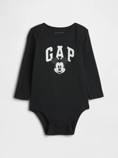 Gap Factory Babygap &#215 Disney  Gap Logo Bodysuit In Black