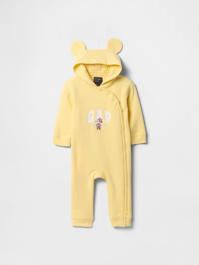 Gap Factory Babygap &#215 Disney Logo One-piece In Yellow