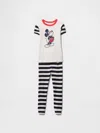 Gap Factory Babygap &#215 Disney Mickey Mouse 100% Organic Cotton Pj Set In Multi
