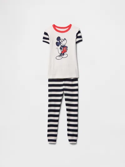Gap Factory Babygap &#215 Disney Mickey Mouse 100% Organic Cotton Pj Set In Multi