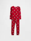 Gap Factory Babygap &#215 Disney Mickey Mouse 100% Organic Cotton Pj Set In Red