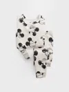 Gap Factory Babygap &#215 Disney Mickey Mouse 100% Organic Cotton Pj Set In White