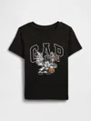 Gap Factory Babygap &#215 Disney Mickey Mouse Logo T-shirt In Black