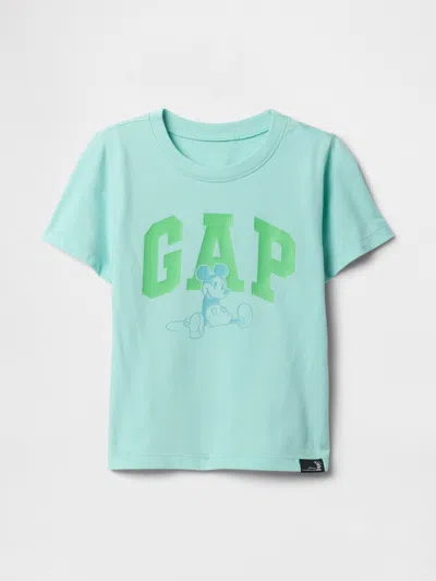 Gap Factory Babygap &#215 Disney Mickey Mouse Logo T-shirt In Blue