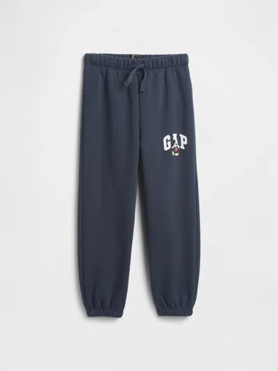 Gap Factory Babygap &#215 Disney Mickey Mouse Relaxed Logo Pull-on Joggers In Blue