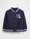 Gap Factory Babygap &#215 Disney Mickey Mouse Varsity Jacket In Blue