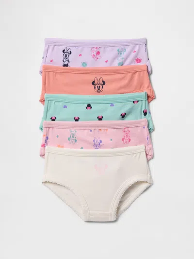 Gap Factory Babygap &#215 Disney Minnie Mouse Bikini Briefs (5-pack) In Multi