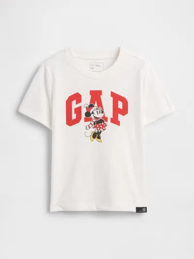 Gap Factory Babygap &#215 Disney Minnie Mouse Logo T-shirt In White