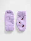 Gap Factory Babygap &#215 Disney Minnie Mouse Mittens In Purple