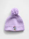 Gap Factory Babygap &#215 Disney Minnie Mouse Poof Beanie In Purple