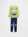 Gap Factory Babygap &#215 Disney Monsters, Inc. 100% Organic Cotton Pj Set In Multi