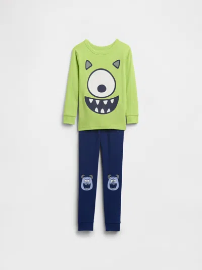 Gap Factory Babygap &#215 Disney Monsters, Inc. 100% Organic Cotton Pj Set In Multi