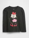 Gap Factory Babygap &#215 Disney Puff Sleeve Graphic T-shirt In Black